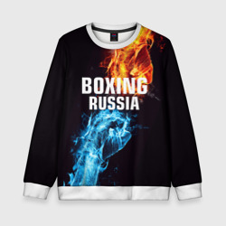 Детский свитшот 3D Boxing Russia