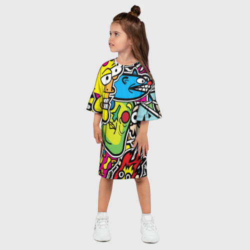 Детское платье 3D Стикербомбинг - фото 3