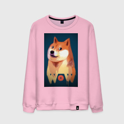 Мужской свитшот хлопок Wow Doge