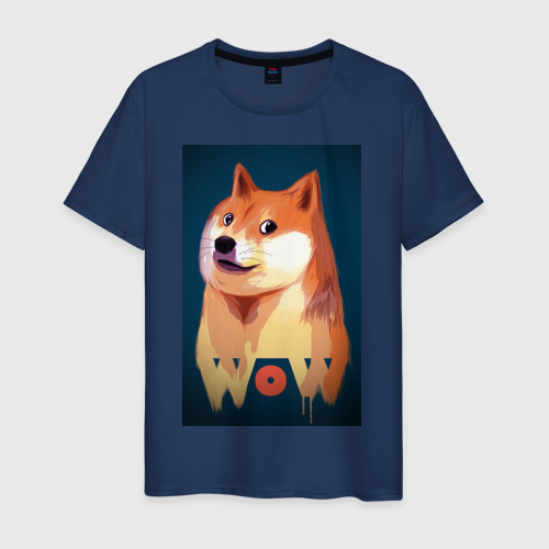 Мужская футболка хлопок Wow Doge