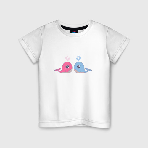 Детская футболка хлопок Влюблённые китята