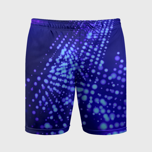 Мужские шорты спортивные Abstract light, цвет 3D печать