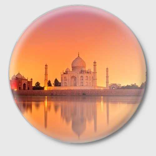 Значок Taj Mahal, цвет белый