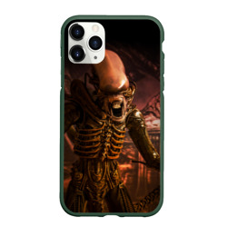 Чехол для iPhone 11 Pro матовый Alien