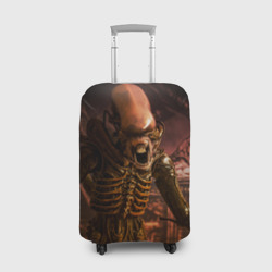 Чехол для чемодана 3D Alien