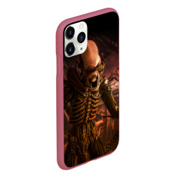 Чехол для iPhone 11 Pro Max матовый Alien - фото 2