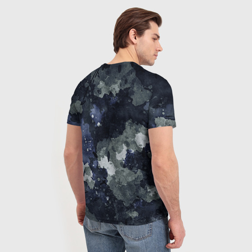 Мужская футболка 3D с принтом Космические войска 18, вид сзади #2