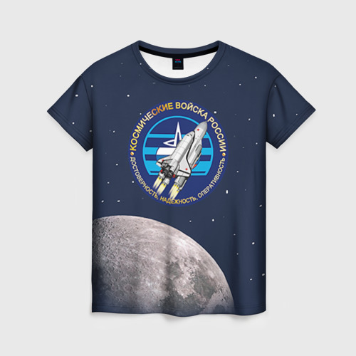Женская футболка 3D Космические войска 16