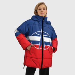 Женская зимняя куртка Oversize Космические войска 14 - фото 2