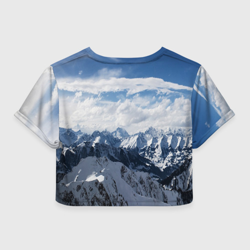 Женская футболка Crop-top 3D Космические войска 10, цвет 3D печать - фото 2