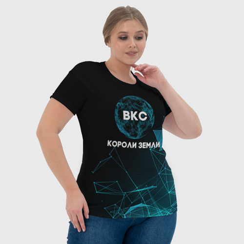 Женская футболка 3D Космические войска 6, цвет 3D печать - фото 6