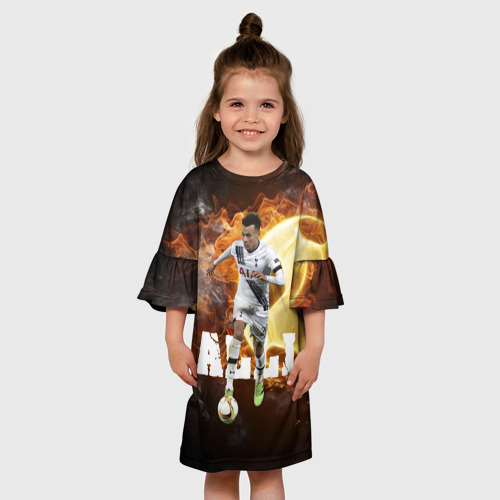 Детское платье 3D Алли, цвет 3D печать - фото 4
