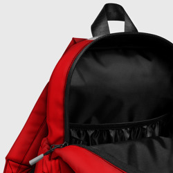 Рюкзак с принтом Арсенал для ребенка, вид на модели спереди №4. Цвет основы: белый