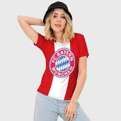 Женская футболка 3D Slim Бавария - фото 2