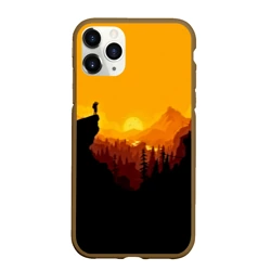 Чехол для iPhone 11 Pro Max матовый Firewatch