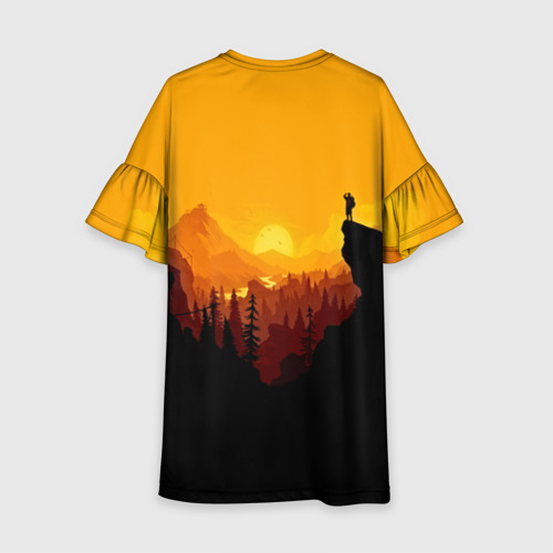 Детское платье 3D Firewatch, цвет 3D печать - фото 2