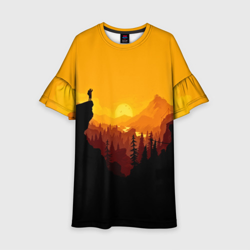 Детское платье 3D Firewatch, цвет 3D печать