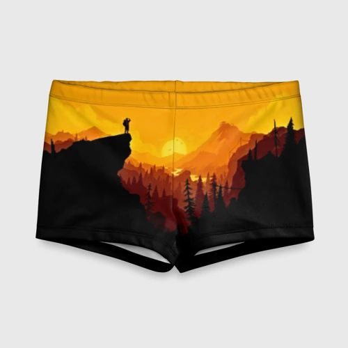 Детские купальные плавки 3D Firewatch