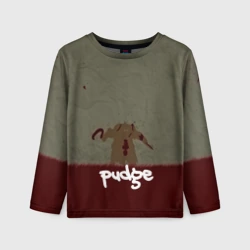 Детский лонгслив 3D Pudge