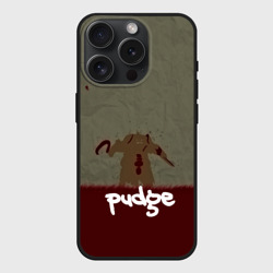 Чехол силиконовый для Apple iPhone 15 Pro матовый Pudge