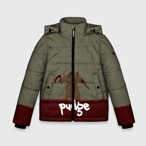 Зимняя куртка для мальчиков 3D Pudge, цвет светло-серый