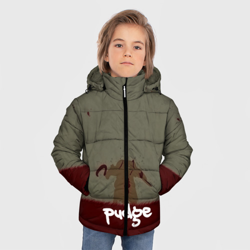 Зимняя куртка для мальчиков 3D Pudge, цвет светло-серый - фото 3