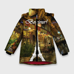 Зимняя куртка для девочек 3D Bonjour