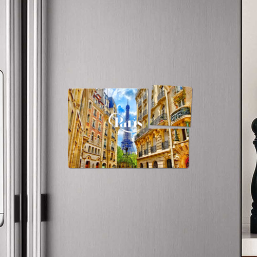 Магнитный плакат 3Х2 Париж - Эйфелева башня - фото 4