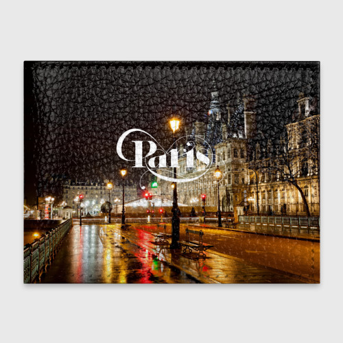 Обложка для студенческого билета Улицы Парижа, цвет черный