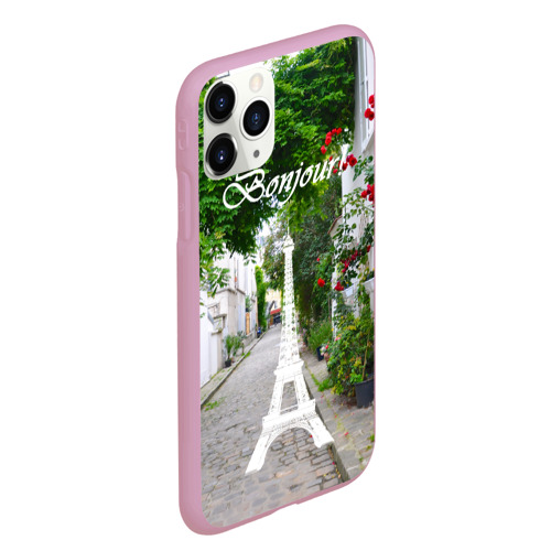Чехол для iPhone 11 Pro Max матовый Bonjour, цвет розовый - фото 3