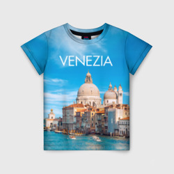 Детская футболка 3D Венеция - архитектура