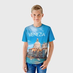 Детская футболка 3D Венеция - архитектура - фото 2