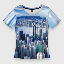 Женская футболка 3D Slim Гонконг, Китай