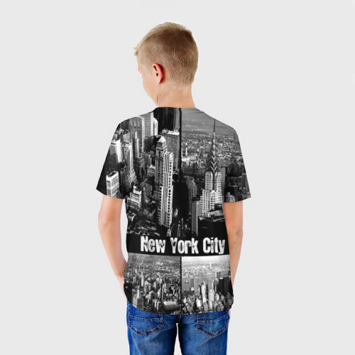 Детская футболка 3D Улицы Нью-Йорка, цвет 3D печать - фото 4