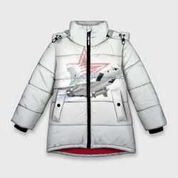 Зимняя куртка для девочек 3D Ту-22