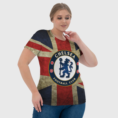 Женская футболка 3D Chelsea №1!, цвет 3D печать - фото 6