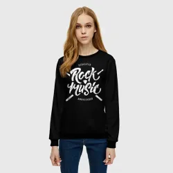 Женский свитшот 3D Rock Music - фото 2