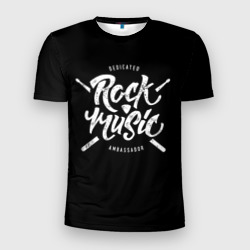 Мужская футболка 3D Slim Rock Music