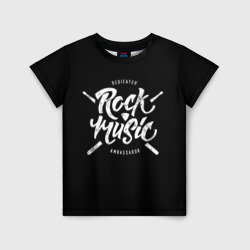Детская футболка 3D Rock Music