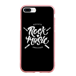 Чехол для iPhone 7Plus/8 Plus матовый Rock Music