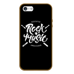 Чехол для iPhone 5/5S матовый Rock Music