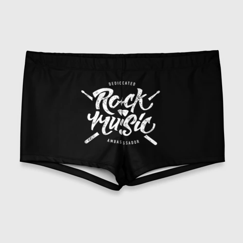 Мужские купальные плавки 3D Rock Music