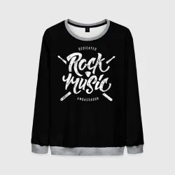 Мужской свитшот 3D Rock Music