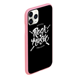 Чехол для iPhone 11 Pro Max матовый Rock Music - фото 2