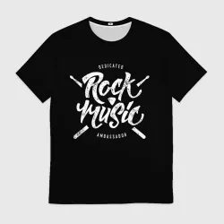 Мужская футболка 3D Rock Music