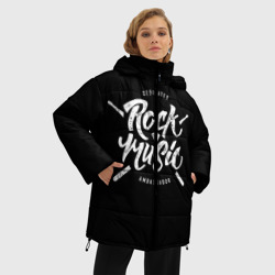 Женская зимняя куртка Oversize Rock Music - фото 2