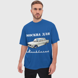 Мужская футболка oversize 3D Москва для москвичей 412 - фото 2