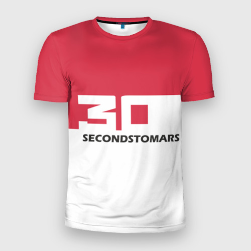 Мужская футболка 3D Slim 30 Second To Mars, цвет 3D печать