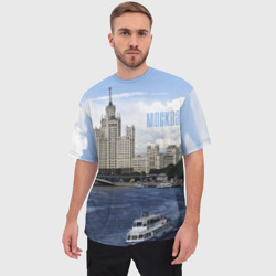 Мужская футболка oversize 3D Москва - фото 2