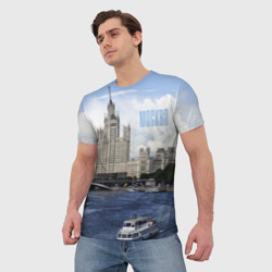 Мужская футболка 3D Москва - фото 2